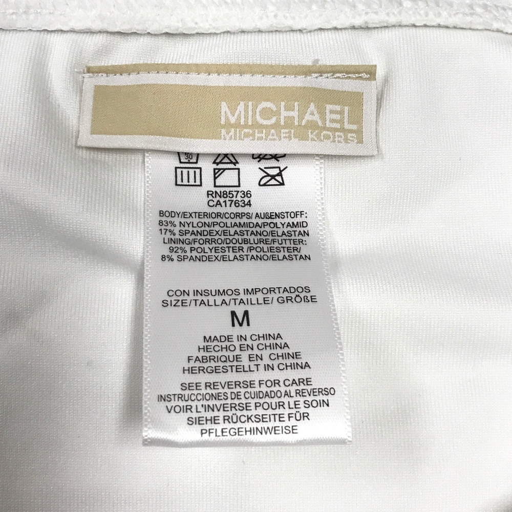 Michael Kors Sea Side Texture Bottoms White (M) - Picture 5 of 5